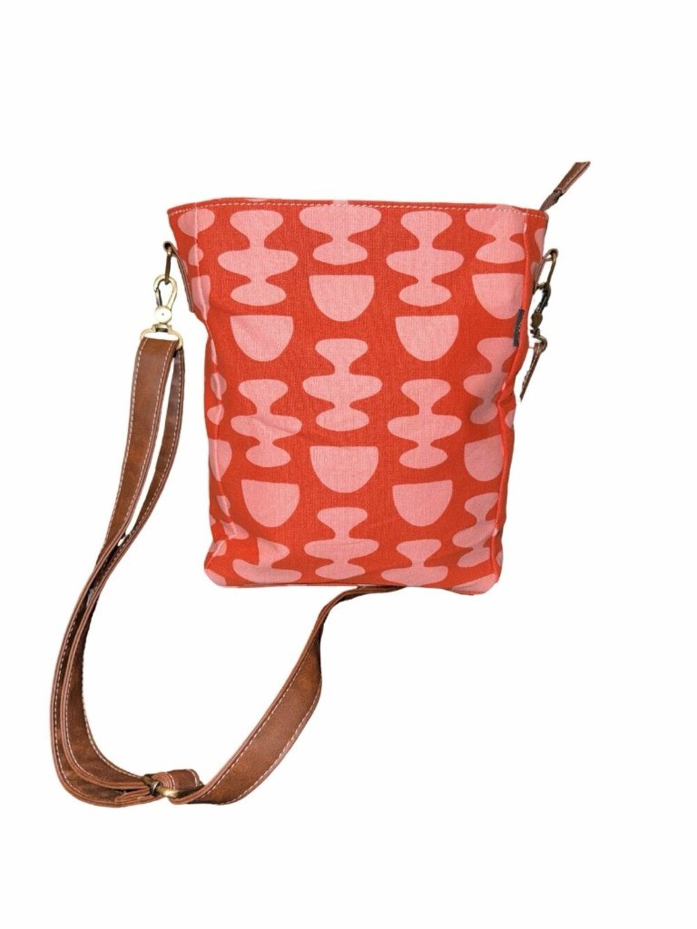 MAIKA Canvas City Sling Nacka Adjustable Crossbody w/Inner Pockets & Key Attach.